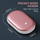 Portable Hand Warmer with Double-Sided Heating by LJGDeals
