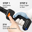 Cordless Pole Saw for Pruning with Extendable Reach by LJGDeals