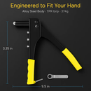 Hand Riveter Pop Rivet Gun for General Riveting by LJGDeals
