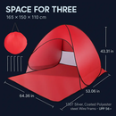 Pop Up Beach Tent UV Shelter for 2-3 with Net Window by LJGDeals