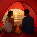 Pop Up Beach Tent UV Shelter for 2-3 with Net Window by LJGDeals