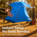 Camping Pop Up Tent for 3-4 People - Quick Setup, All-Season by LJGDeals