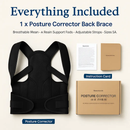 Posture Corrector for Women and Men - Adjustable Back Brace by LJGDeals