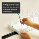 Pots and Pans Organizer with Adjustable Dividers by LJGDeals