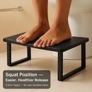 Wooden Metal Potty Stool for Adults and Children by LJGDeals