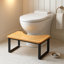 Wooden Metal Potty Stool for Adults and Children by LJGDeals