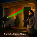 Outdoor Laser Projector Light with 2-Color Firefly Effects by LJGDeals