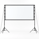 100inch Projector Screen with Stand 16:9 4K HD Rear Front Wrinkle-Free Portable And Foldable Movie Screen with Carry Bag For Indoor Outdoor Home Theat by LJGDeals
