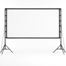 100inch Projector Screen with Stand 16:9 4K HD Rear Front Wrinkle-Free Portable And Foldable Movie Screen with Carry Bag For Indoor Outdoor Home Theat by LJGDeals