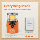 2-In-1 Camping Stove Tent Heater for Outdoor Cooking by LJGDeals