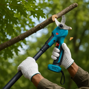2-in-1 Electric Pruning Shear with Extension Pole by LJGDeals