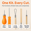 Halloween Pumpkin Carving Kit with All Tools by LJGDeals