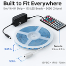 LED Strip Lights RGB Color Changing with IR Remote by LJGDeals