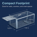 Single Door Rat Trap Cage - Humane Indoor/Outdoor by LJGDeals