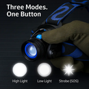 Headlamp with Zoomable Focus for Outdoor Adventures by LJGDeals