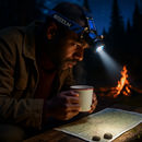 Headlamp with Zoomable Focus for Outdoor Adventures by LJGDeals