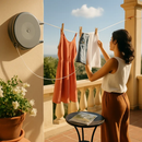 Retractable Clothesline for Outdoor Laundry Drying by LJGDeals
