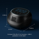 Ultrasonic Rodent Chaser Rat Repellent Pest Driver Mouse Control Squirrel Repeller with 4 Modes 4-65KHz Strobe Light 4 Timer 1292sq.ft. Coverage for R by LJGDeals