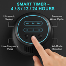 Ultrasonic Rodent Chaser Rat Repellent Pest Driver Mouse Control Squirrel Repeller with 4 Modes 4-65KHz Strobe Light 4 Timer 1292sq.ft. Coverage for R by LJGDeals