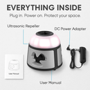 360° Ultrasonic Mice Repellent for Indoor Rodents by LJGDeals