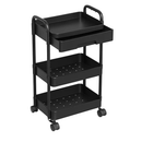 3 Tier Rolling Utility Cart with Wheels for Home Use by LJGDeals