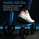 Rollator Walker with Seat and Backrest, Foldable by LJGDeals
