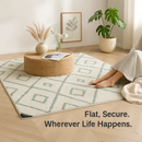 Area Rug Gripper Pad Triangular Non-Slip Corners by LJGDeals