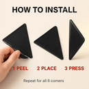 Area Rug Gripper Pad Triangular Non-Slip Corners by LJGDeals