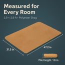 Fluffy Bedroom Rug: Plush Shag for Cozy Floors by LJGDeals