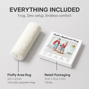 Fluffy Bedroom Rug: Plush Shag for Cozy Floors by LJGDeals