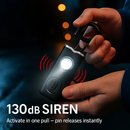 Rechargeable Personal Safety Alarm with Strobe Light by LJGDeals
