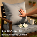 Outdoor Chair Cushion & Pillow Set for Patio Furniture by LJGDeals