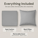 Outdoor Chair Cushion & Pillow Set for Patio Furniture by LJGDeals