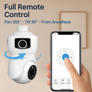 Dual Lens Security Camera with Night Vision and AI by LJGDeals