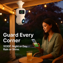 Dual Lens Security Camera with Night Vision and AI by LJGDeals