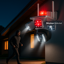 1080P HD 4-Lens Security Camera 360° View WiFi Pan & Tilt Surveillance Camera With Full Color Night Vision Auto Motion Tracking 2-Way Audio Spotlights by LJGDeals