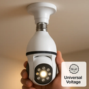 WiFi Bulb Camera Pan Tilt Security Camera with Night Vision by LJGDeals