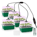 Seed Starter Tray with Grow Light Kit for Indoor Germination by LJGDeals
