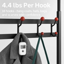 Coat Shoe Rack Hall Tree for Entryway Storage by LJGDeals