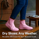 Waterproof Shoe Covers for Rain - Non-Slip Protectors by LJGDeals