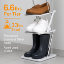 Narrow Vertical Shoe Rack 5 Tier Organizer by LJGDeals