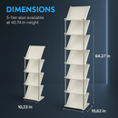 Narrow Vertical Shoe Rack 5 Tier Organizer by LJGDeals
