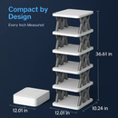 6-Tier Foldable Shoe Rack - Space Saving Organizer by LJGDeals