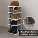 6-Tier Foldable Shoe Rack - Space Saving Organizer by LJGDeals