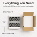 6-Tier Foldable Shoe Rack - Space Saving Organizer by LJGDeals