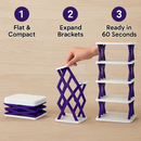 6-Tier Foldable Shoe Rack - Space Saving Organizer by LJGDeals