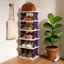 6-Tier Foldable Shoe Rack - Space Saving Organizer by LJGDeals