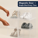 Collapsible Shoe Box Stackable Storage Bin (6-Pack) by LJGDeals