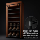 10-Tier Shoe Cabinet for Entryway Organization by LJGDeals