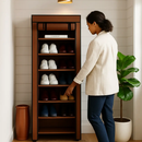 10-Tier Shoe Cabinet for Entryway Organization by LJGDeals